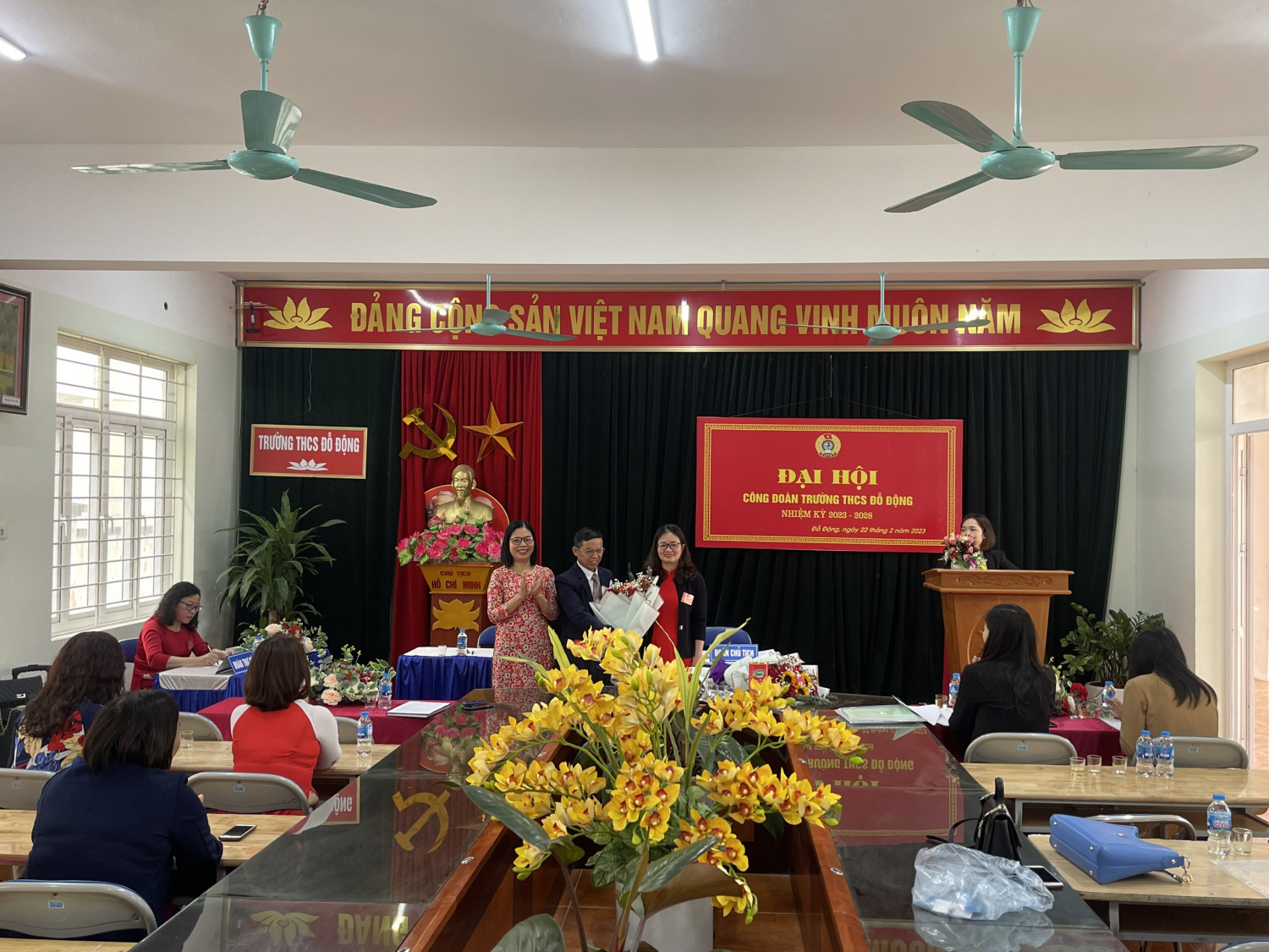 Đại hội Công Đoàn Trường THCS Đỗ Động